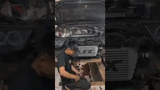 Pemasangan intercooller Dan turbo flex di mobil triton #racing #modifikasimobil #engineering ine
