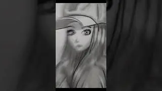 Inktober 2021 | Day 11 - Sour | Anime Girl | HARSH CREATIVES #shorts
