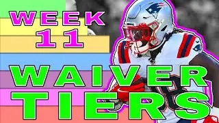 Week 11 Waiver Wire Tier Rankings for 2021 Fantasy Football