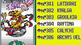 Todas as Fusões de Pokémon Fused 3 (GBA)