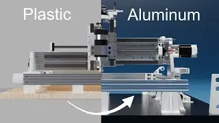 CNC Router Upgrade: Replacing Plastic with Aluminum