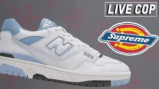 LIVE COP: New Balance 550 UNC & Supreme Fall/Winter 2021 Week 18
