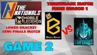 BREN EPRO vs HAPPY FEET EMPERORS | Game 2 | THE NATIONALS S1 | THROWBACK MATCH