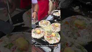 Banaras&rsquo;s Famous Fire Uttapam🔥😍|| Indian Street Food