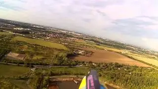 Pelikan Filip 600 2000mm Glider RC plane full flight with Lamax X6, Slatina letiste, Praha CZ