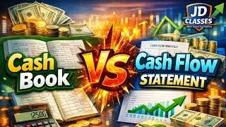 || What is the Main Difference Between Cash Book VS Cash Flow Statement ???? 🤔
