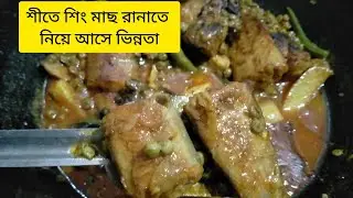 শিং মাছ এই শীতে নতুন আলু মটরশুঁটি ভুনা করলাম মজাদার এবং সুস্বাদু একবার খাইবেন বার বার বানাইবেন।#2026