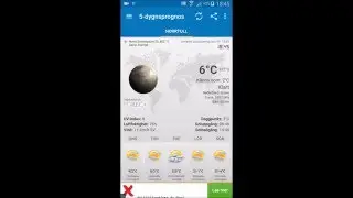 Weather & Clock Widget - Android