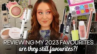 REVIEWING MY 2023 MAKEUP FAVOURITES! Are They Still Favourites... Cruelty Free & Affordable Make Up