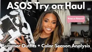 ASOS Summer Try-On Haul | Vacation Outfit Inspo + Dressing for My Color Season (Deep Autumn)