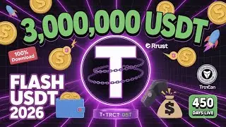 Flash USDT 2026 Free Download &rarr; 3M USDT Flasher | TRC20 | 450 Days Live | No Revert | New 2026