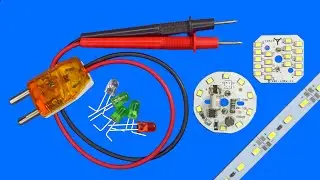 Unique 220V All LED Tester Circuit..All In One Tester