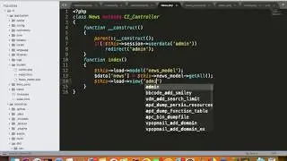 Code Igniter - Listing entries from database