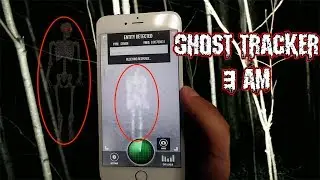 (WE GOT LURED?!) DONT LOOK FOR GHOSTS IN THE FOREST AT 3 AM WITH A GHOST TRACKER APP | OLD MAN FOUND
