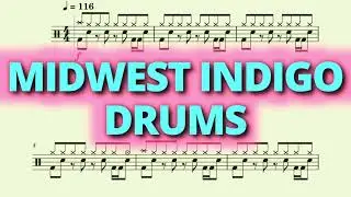 Midwest Indigo - Twenty One Pilots - Drums Sheet Music