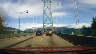 A Drive Over the Lions Gate Bridge