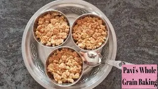 Individual Serving Apple Crumble | Whole Wheat
