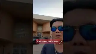 HALLOWEN DECORATION IN RIYADH|ALHAMRA COMPOUND🇸🇦🇸🇦