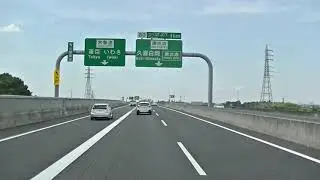 【前面展望】圏央道　大栄ＪＣＴ－海老名ＪＣＴ