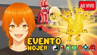 EVENTO FUJA do TSUNAMI para BLOCOS da SORTE BRAINROTS HOJE!! 💙 XD AO VIVO