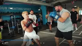 Stiney vs Gabe boxing fight