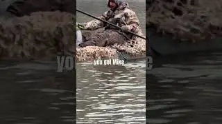 Winter storm retriever duties #fypシ゚viral #duckblind #hunt #duckhunting #ducks     #duckseason