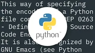 Where does this come from: -*- coding: utf-8 -*-