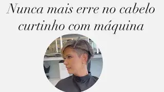 Veja como cortar um curtinho com maquina #cabelo #hair #cortes #shorthairstyle #cabelocurto #franja