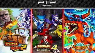 All Digimon Games PlayStation 2