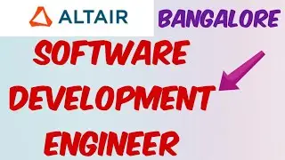 ALTAIR Jobs 2023 || Software Development Engineer Jobs 2023 in Telugu || Telugu Job updates