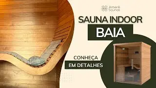 Conheça todos detalhes da luxuosa sauna indoor AUROOM BAIA!