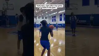 Saturday, right after the game, the Kentucky Wildcats are back in the gym #bbn #kentucky