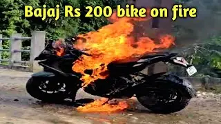 Bike catches fire due to extreme summer hot|| #Arunachal pradesh.