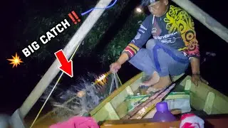 Keberuntungan Malam: Menangkap Ikan Kedukang Jumbo di Muara dengan Jaring