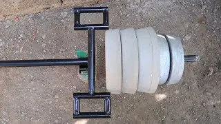 HOMEMADE T - BAR ROW HANDLE - DIY GYM