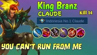 Game play Top Global Claude, King branz, Top 1 Indonesia Claude.