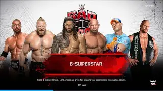 Triple H vs. Brock Lesnar vs. Roman Reigns vs. John Cena vs. Goldberg vs. Stone Cold Steve Austin