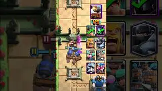 Double Cannon Cart vs Cards with lots of life   #clashroyale