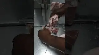 Satisfying meat preparation technique, Band saw machine