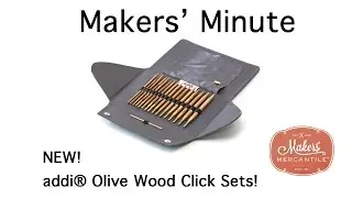 Makers' Minute - Olive Wood Click Set Unboxing