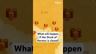 Iran threatens to close the Strait of Hormuz #shorts #news #Trump #oil #iran #israel #war #explainer