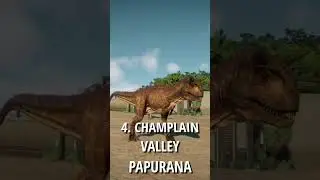 TOP 5 CARNOTAURUS SKINS IN LESS THAN 30 SECONDS Jurassic World Evolution 2 #shorts