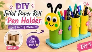DIY INDIA Desk Organizer 🇮🇳Easy Republic Day Craft For School 💫💕