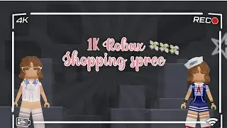 1k robux shopping spree!