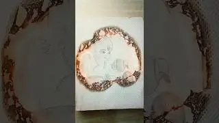 Shree Krishna Fire Art | Diy Fire Art | Janmashtami Art | Mahadev Art | #shorts #art #viral