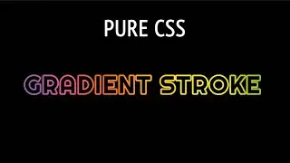 CSS Gradient Stroke
