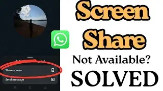 Проблема с отсутствием функции демонстрации экрана во время звонка в WhatsApp решена.