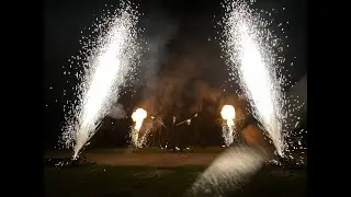 Feuer-Pyro Show zusammen mit der Artistikka GmbH Gruppe
