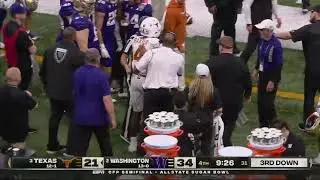 CJ Baxter leg injury