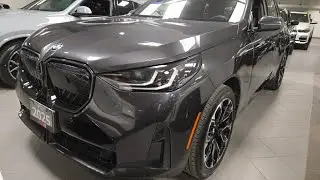 BMW X3 2025 года с пакетом M Sport Pro в цвете Dark Graphite Metallic.